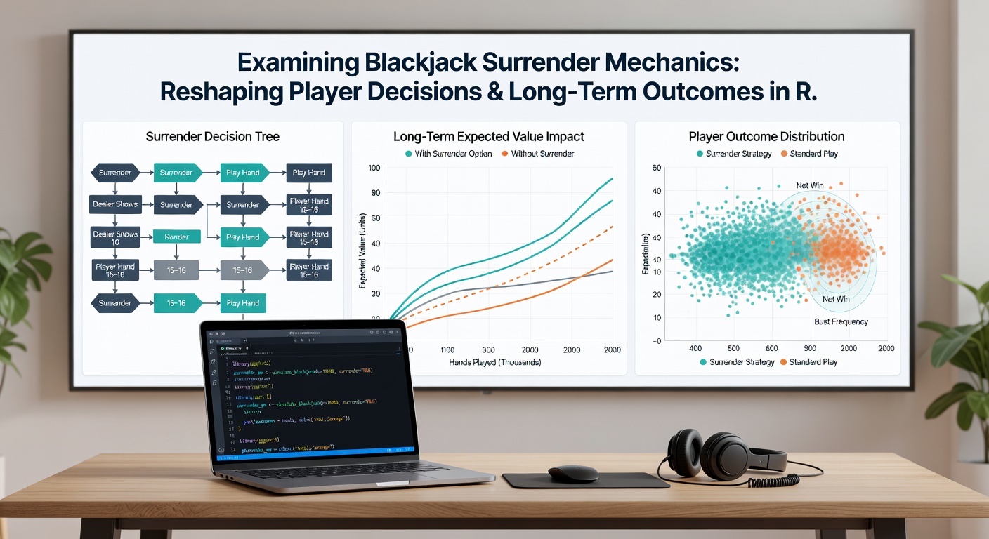Chart comparing blackjack surrender impact on player expected value across different regulated jurisdictions