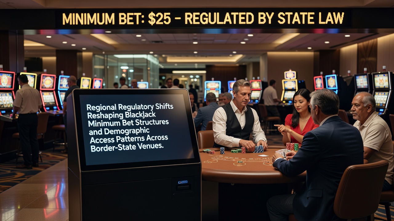 Regulatory changes impacting blackjack tables in border state casinos